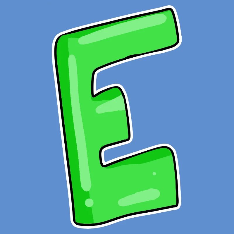 Buchstabe E Anfangsbuchstabe