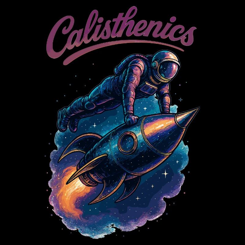 Calisthenics Astronaut Push-ups Rocket Gift