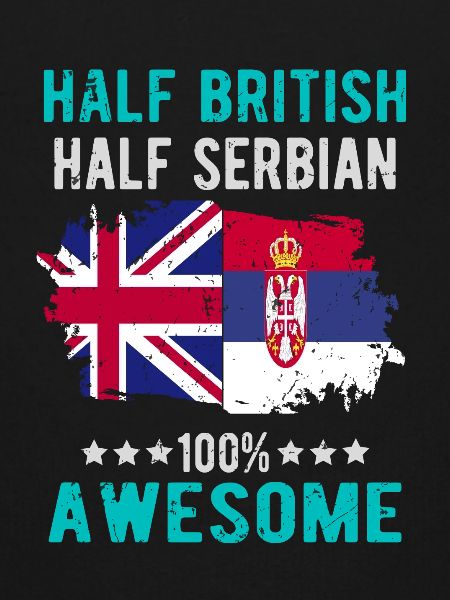 Mi-Britannique, mi-serbe