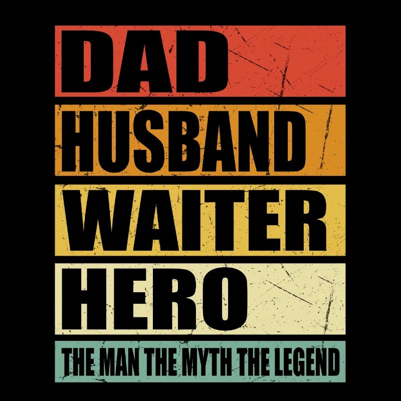 Vater Ehemann Kellner Held