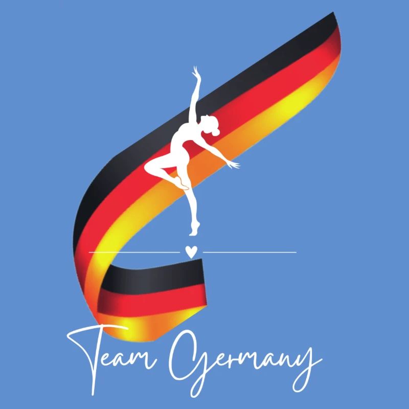 Team Dance Germany with dancer and flag
