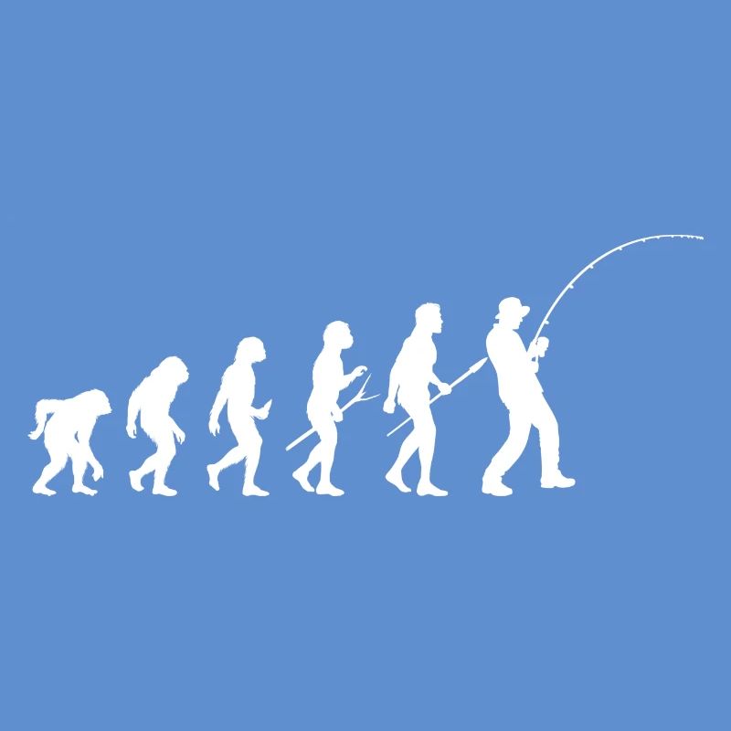 Silhouette du pêcheur Evolution
