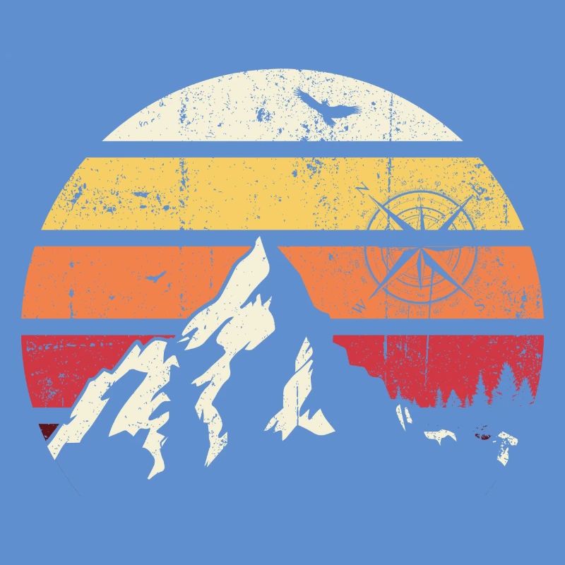 Alpine Sunset Kompass