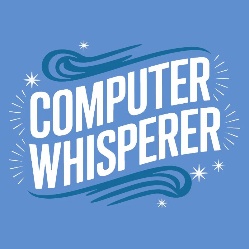 Technischer Support Computerfreak Nerd