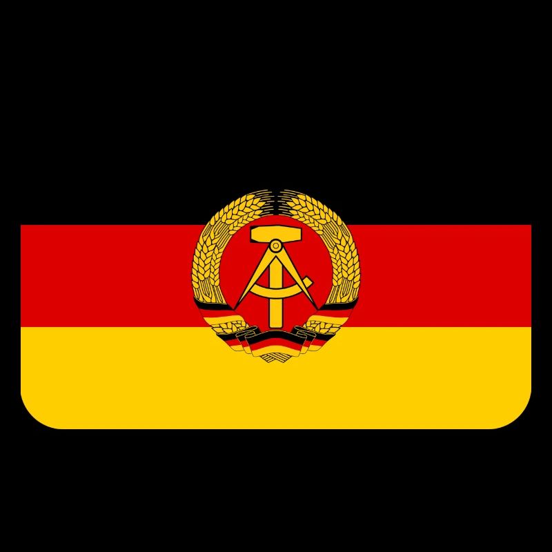 GDR FLAG round corner 400 dpi