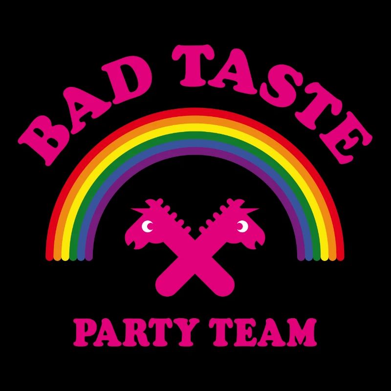Bad Taste Party Team (Einhorn, Regenbogen, Cooper)