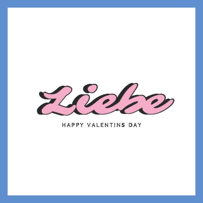 „Liebe“ Valentinstag Geschenk