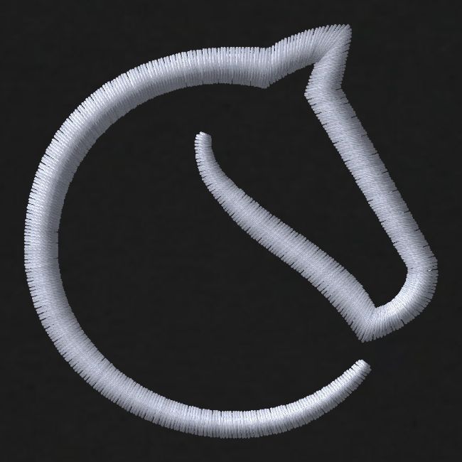 embroidered lichess logo