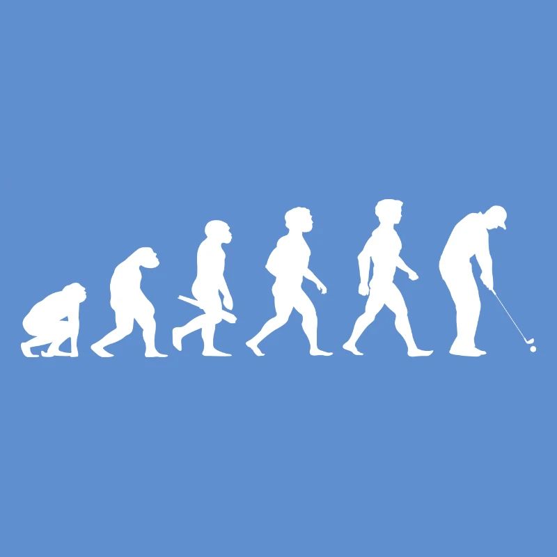 Evolution Golf Golfer Golfspieler Golfplatz