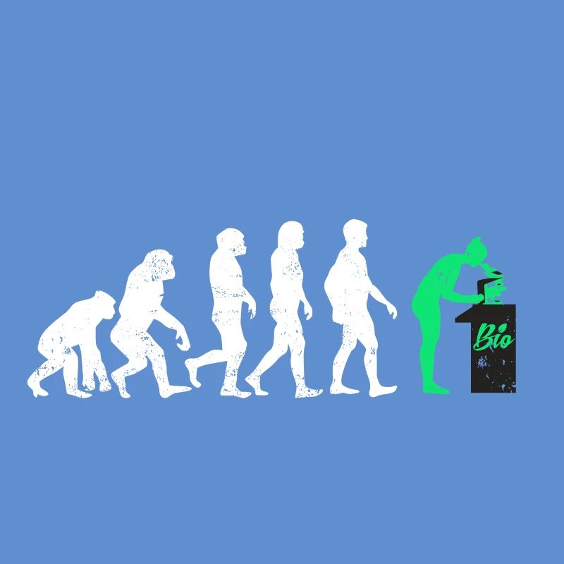 Biologist evolution gift profession biology micro