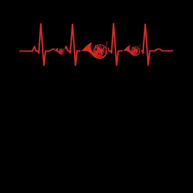 Herzschlag herz ekg evolution human horn waldhorn