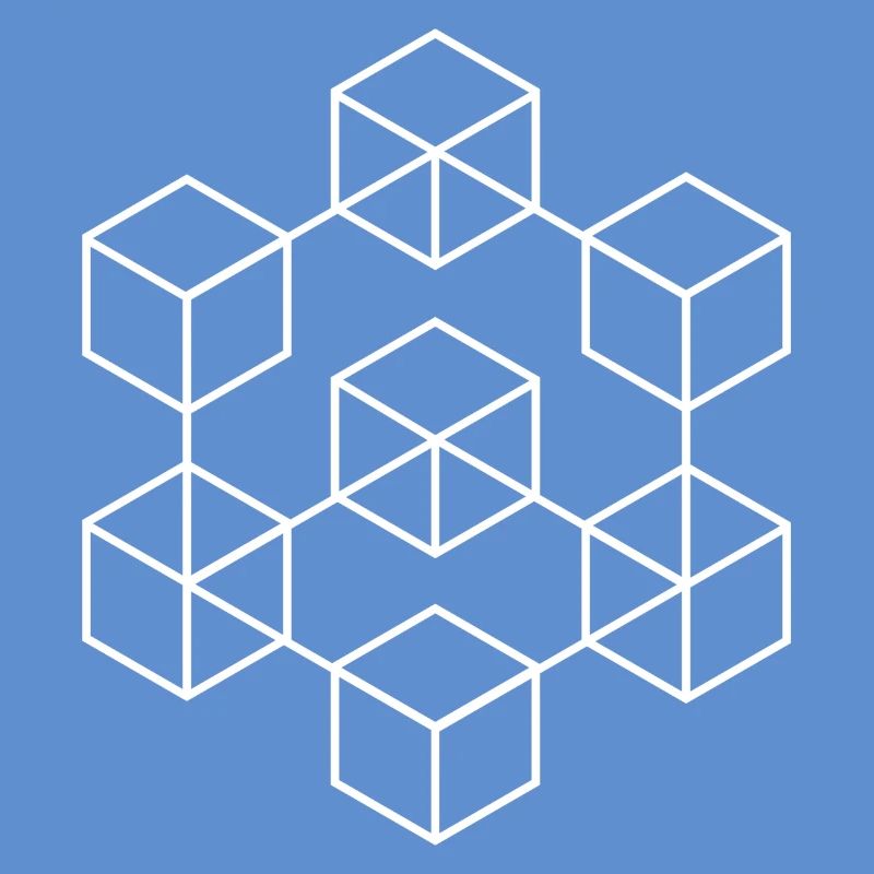 Blockchain Kette - Bitcoin - Krypto - Crypto