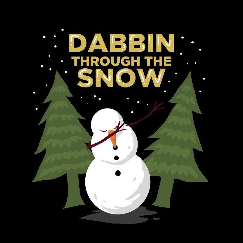 Dabbing Schneemann / Geschenk
