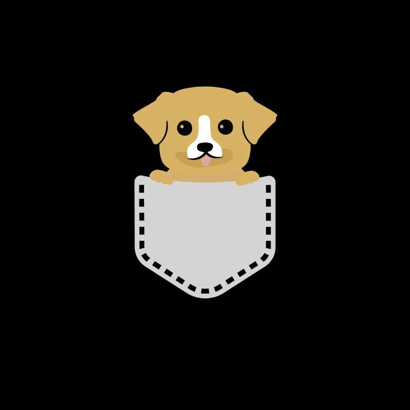 Süßer Hund in einer Tasche