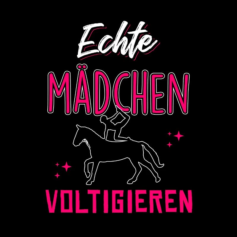Echte Mädchen Voltigieren