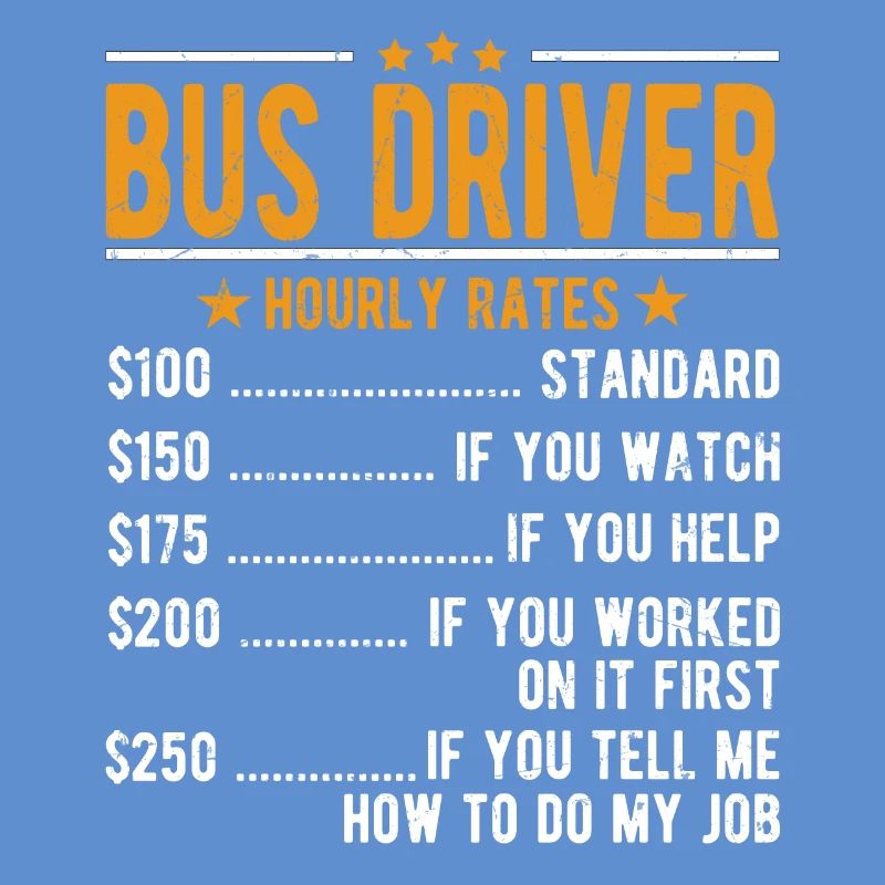 Bus driver hourly wage