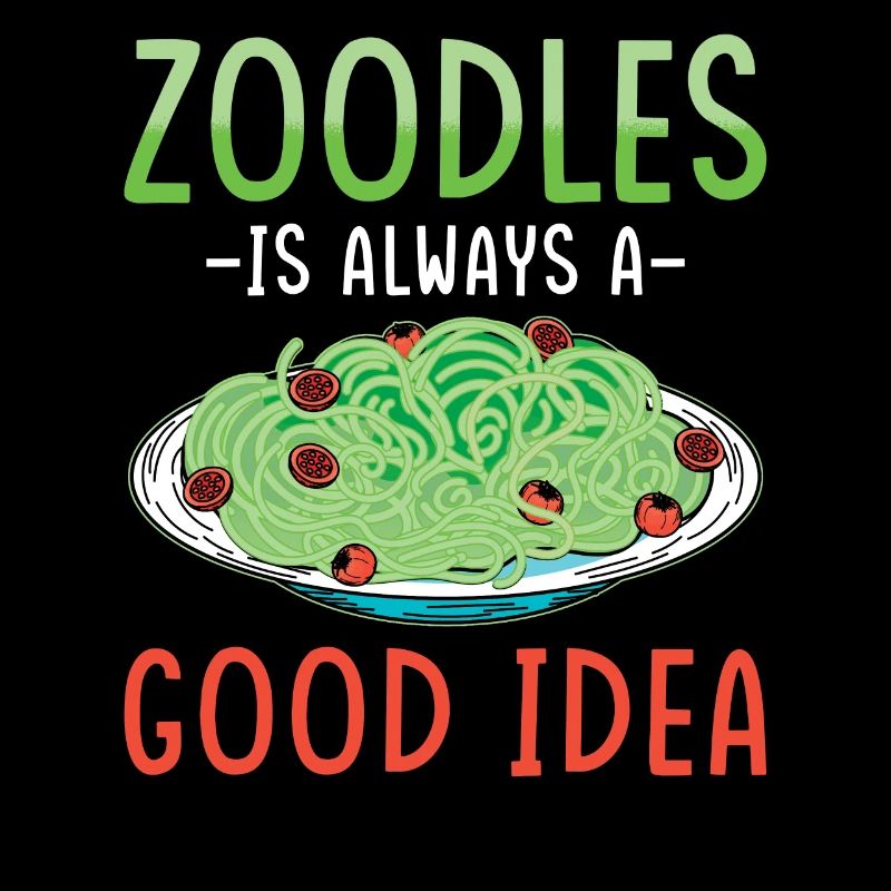 Zoodles Zucchini Pasta Spruch