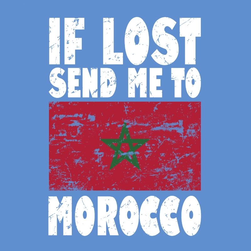 Marokko Flagge Spruch