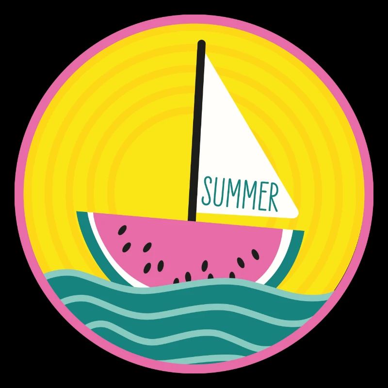 Summer Voilier Pastèque