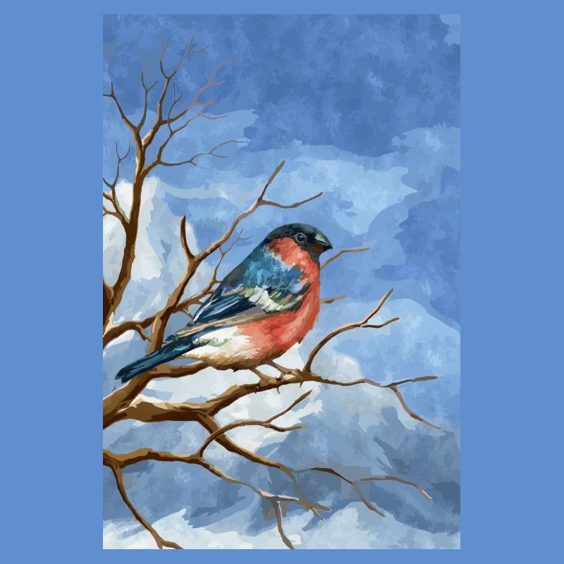 Vogel des Gimpels