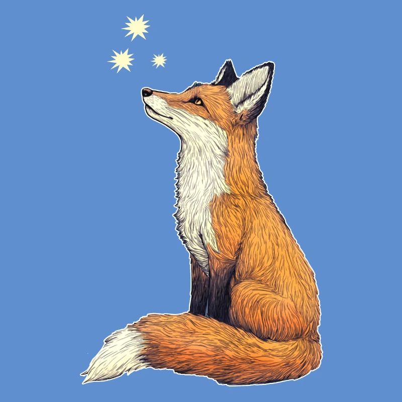 Fuchs mit Sternen