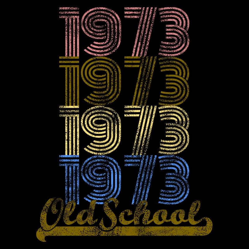 Alte Schule 1973 Vintage Retro Shirt
