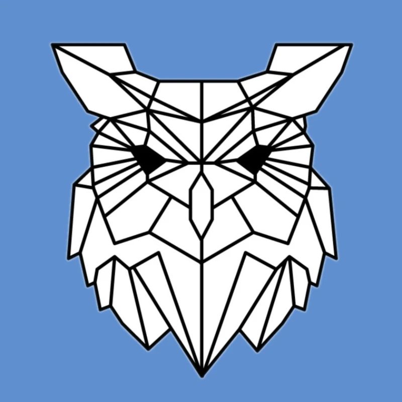 Schlichtes Eulen Design