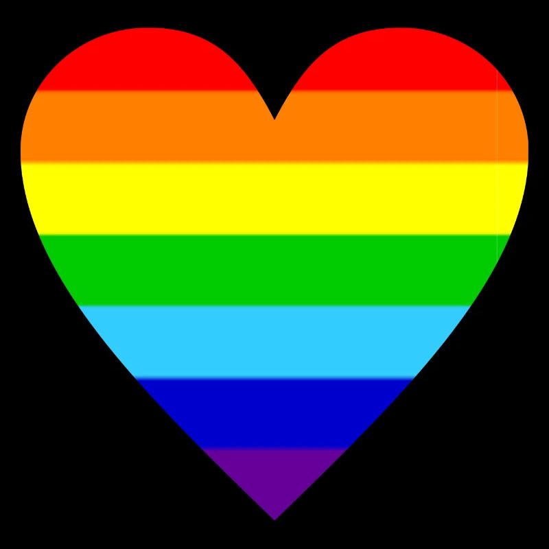 Herz Regenbogen Farben bunt