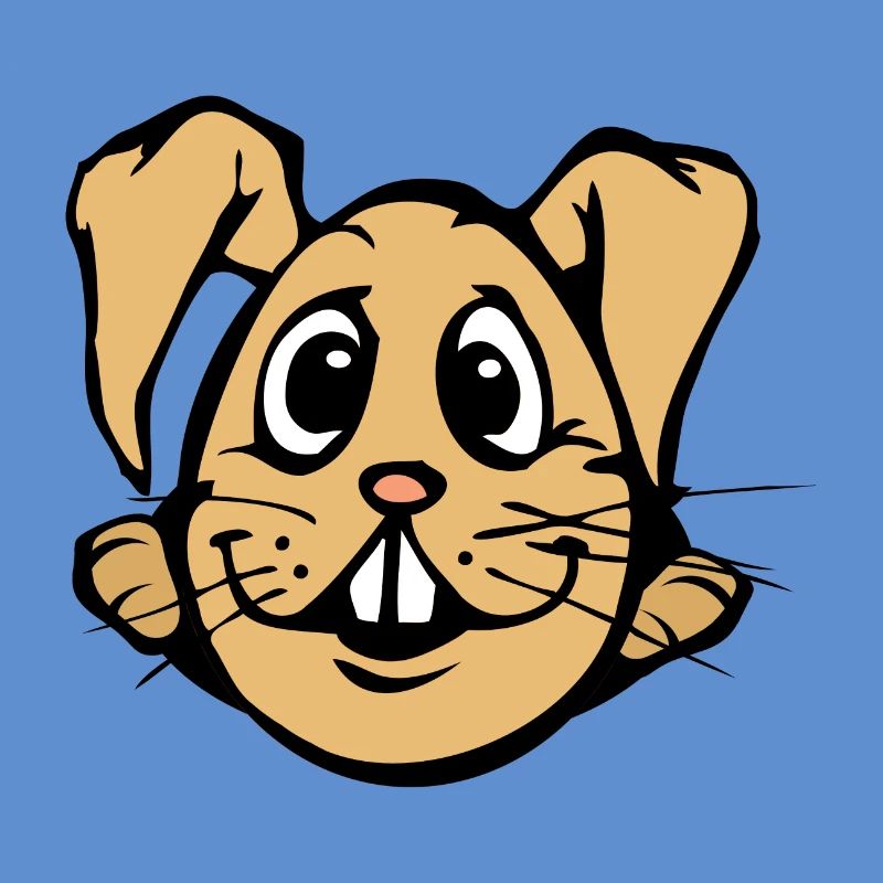 Hasi ! comic Hase Ei lustig Eierkopf Ostern 