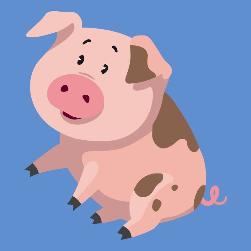Petit Cochon Illustration – Motif d’animal mignon