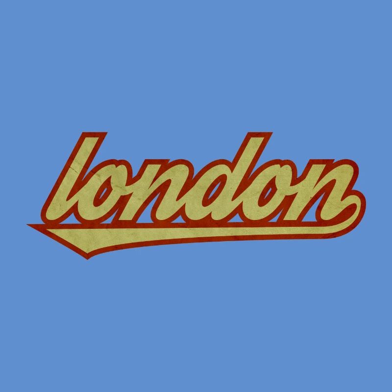 London Retro Script Logo