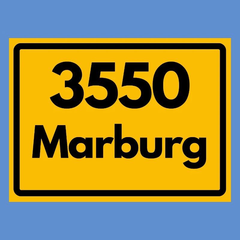 OLD POSTCODE ZIP CODE RETRO 3550 MARBURG