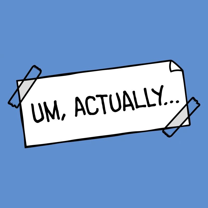 To Actually Stick Notes Nerd Smartass Logo