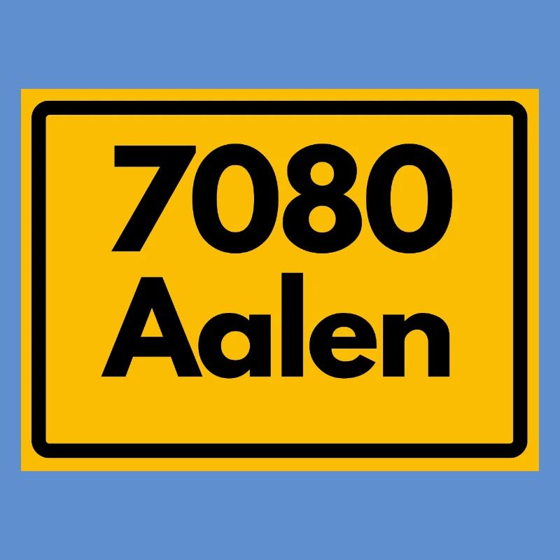 ANCIEN CODE POSTAL RÉTRO 7080 AALEN HEIMATSTOLZ
