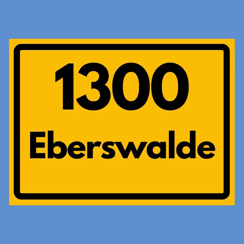 OLD POSTCODE ZIP CODE RETRO 1300 EBERSWALDE HEIMAT