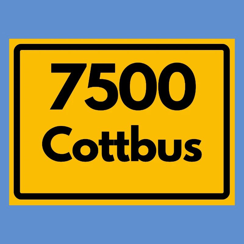 ANCIEN CODE POSTAL RETRO 7500 COTTBUS