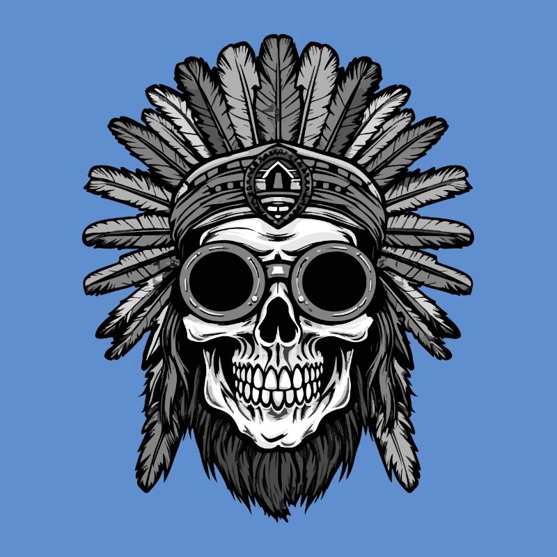 Crâne d'Apache indien