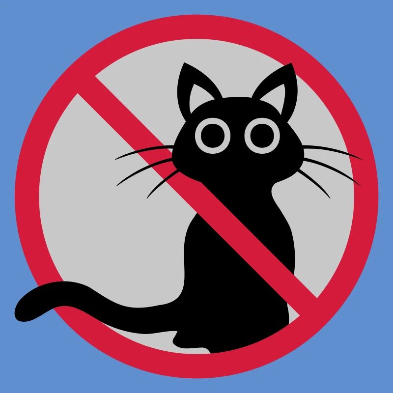 Signe interdit de chat