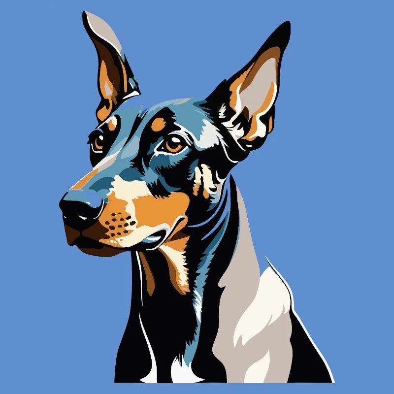 Doberman Pincher - Conception de chien de compagnie