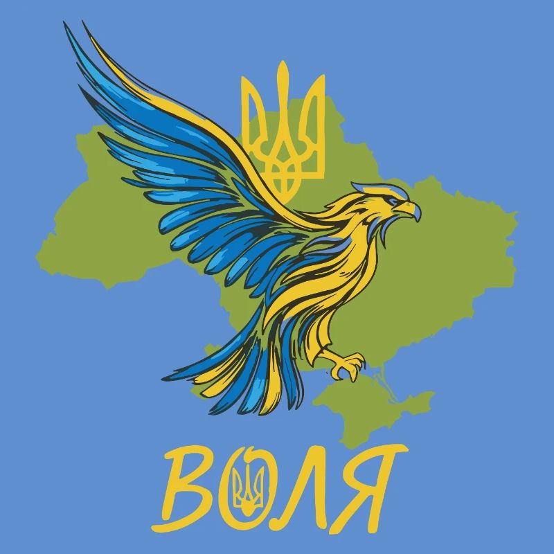 Volya Phoenix over Ukraine Map