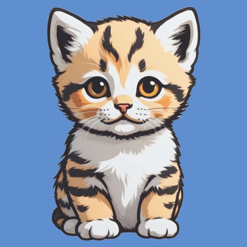 Chat mignon - Conception de chat de compagnie