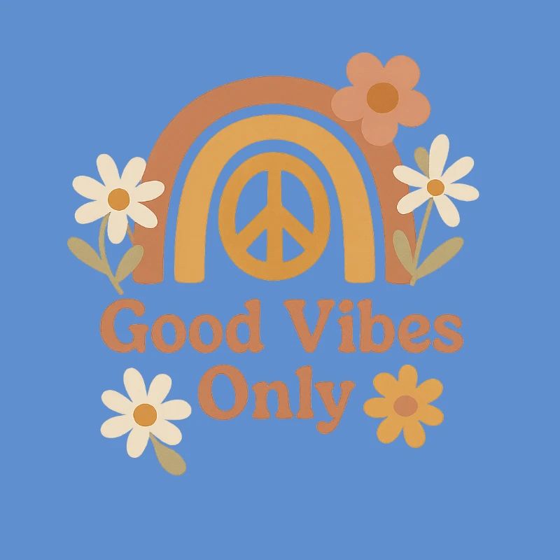 Boho Retro Blumen Design
