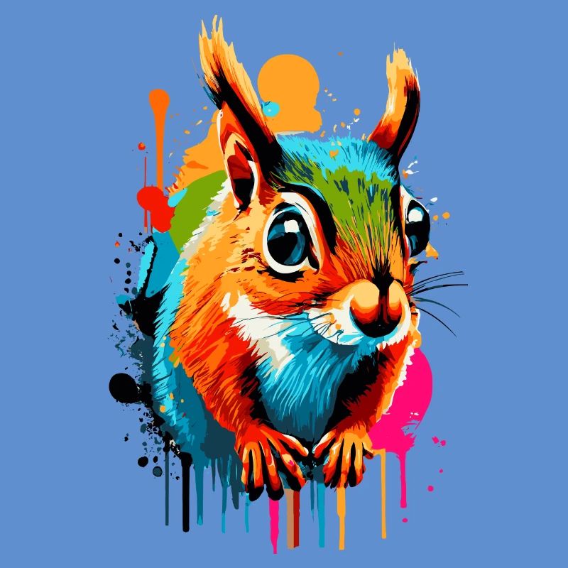 Eichhörnchen Sciurus - Squirrel Farbenfroh