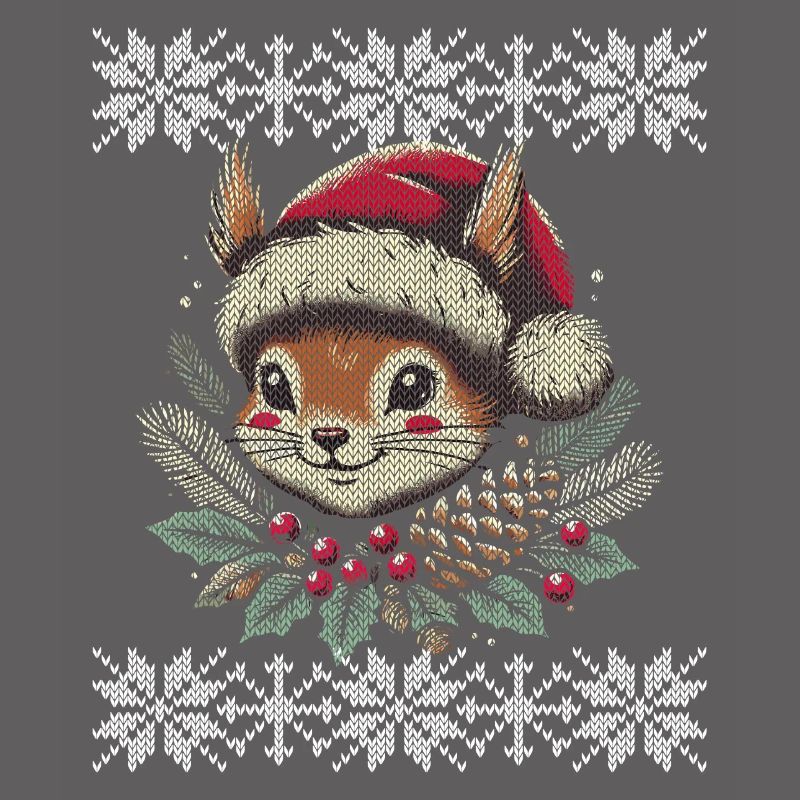 Christmas Squirrel Knitting Pattern