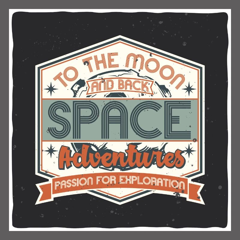 Panneau d’inspiration d’aventure spatiale