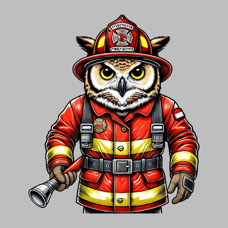 Feuerwehr-Eule – Mut trifft Weisheit
