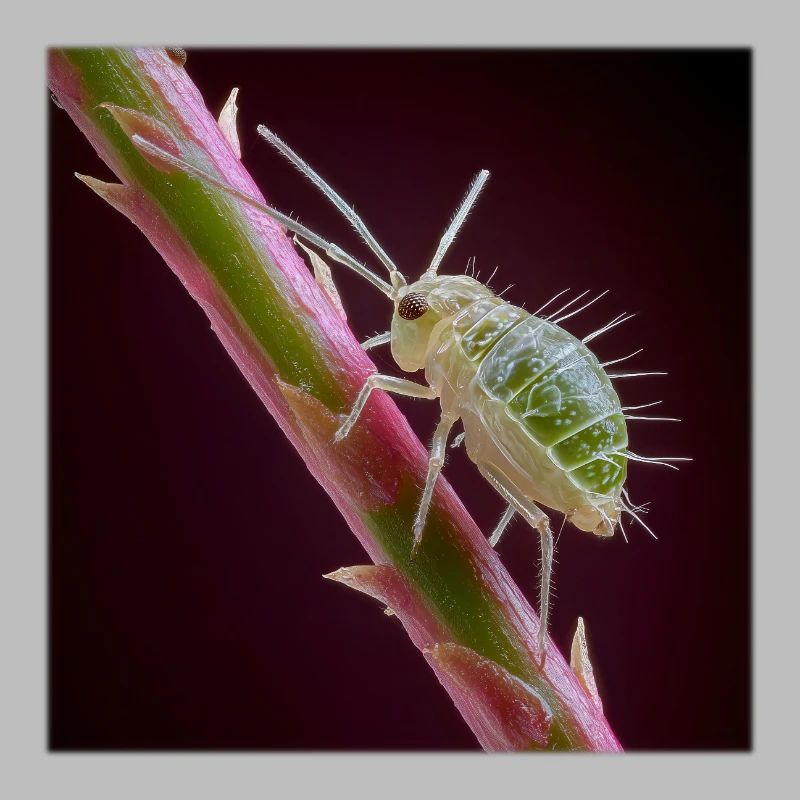 Macro des pucerons verts – Conception d’insectes exotiques