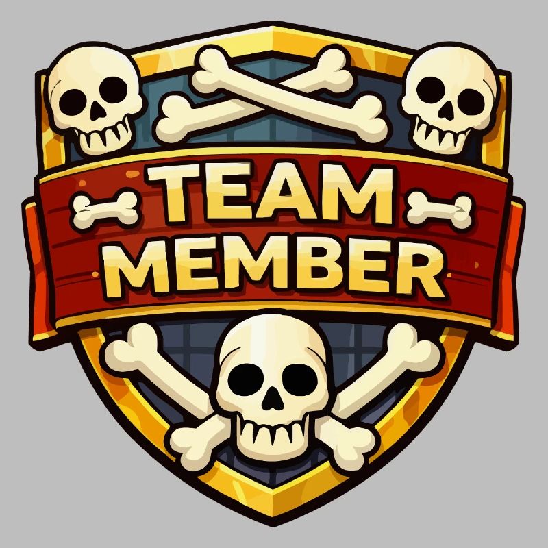 Team Member Skull Shield