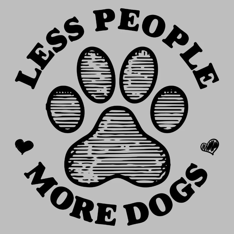 Less people more dogs