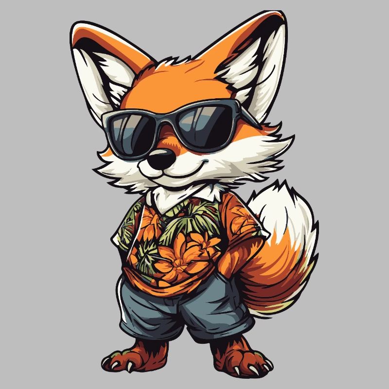 Fuchs Comic Urlaub